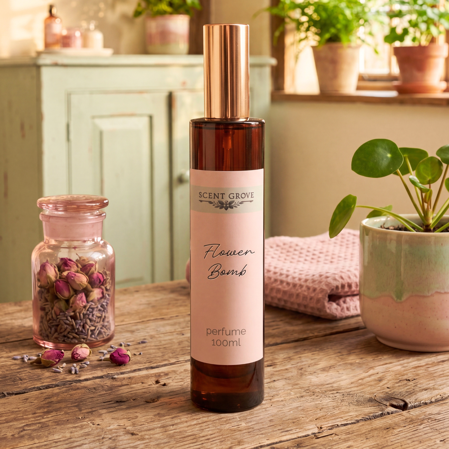 Flower Bomb scented fine perfume mist