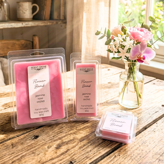 Flower Bomb inspired soy wax melt