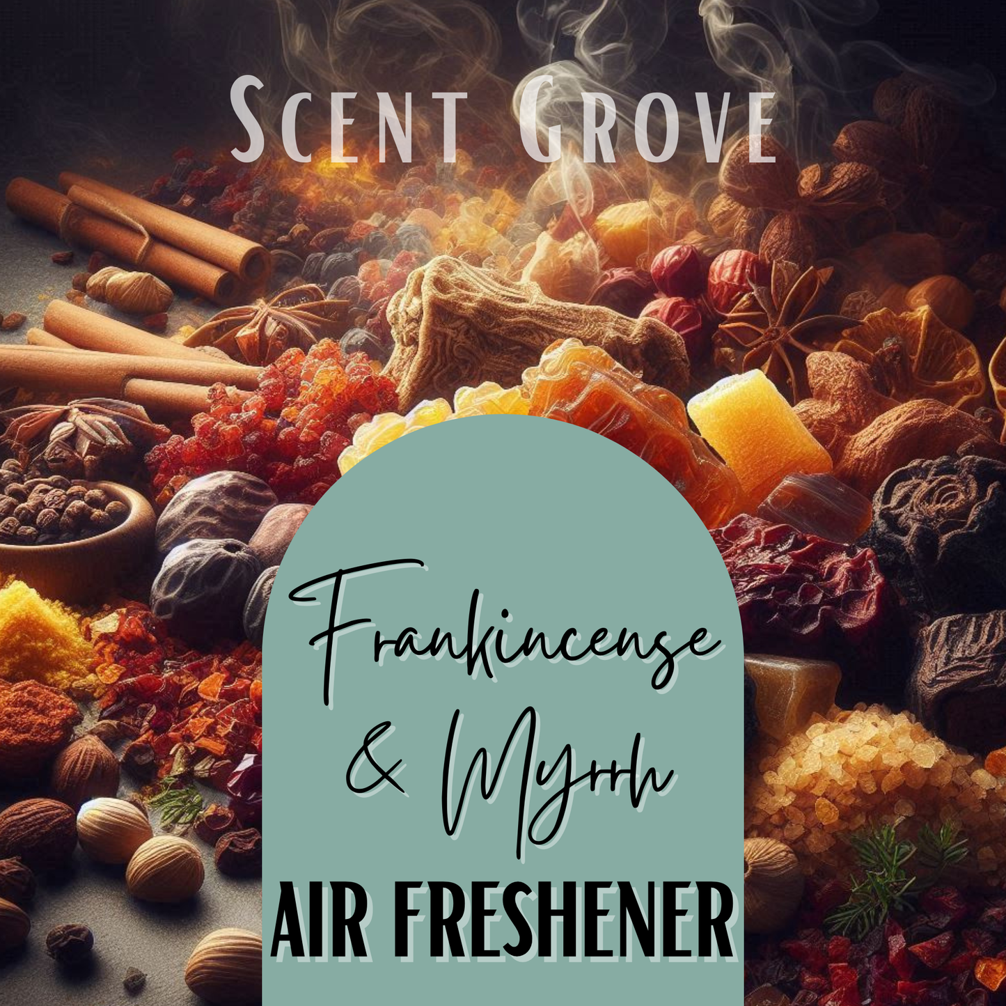 Frankincense & Myrrh Scented Air Freshener Spray multi purpose for car, home, room