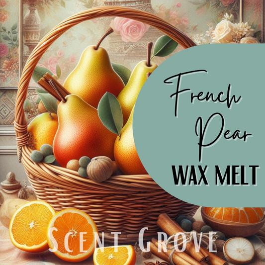 French Pear scented soy wax melt