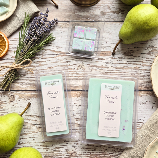 French Pear scented soy wax melt