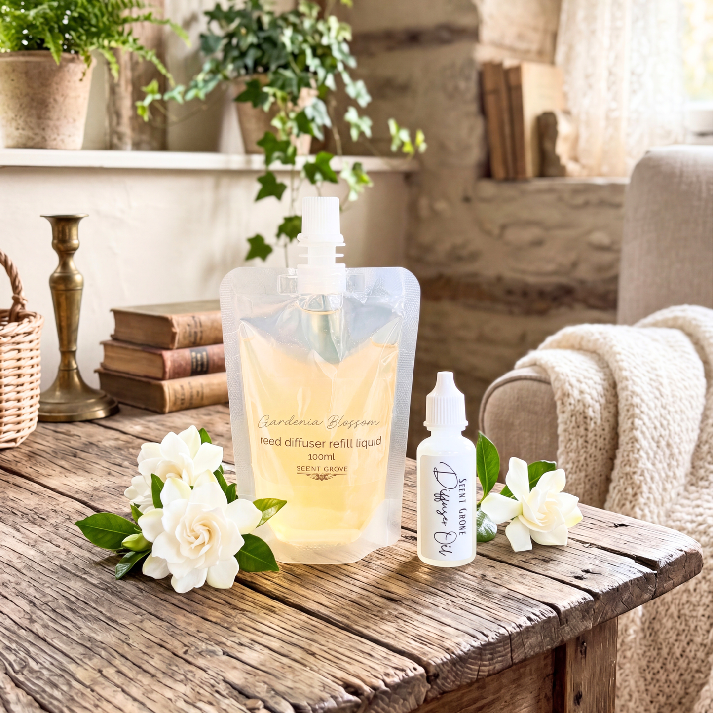 Gardenia Blossom Scented Diffuser Refill Liquid