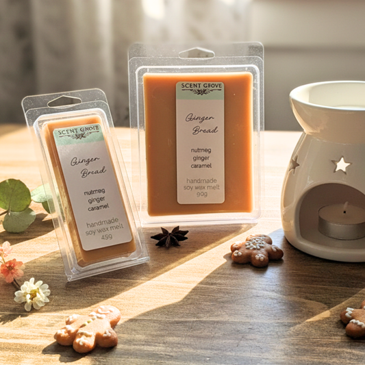 Gingerbread scented soy wax melt