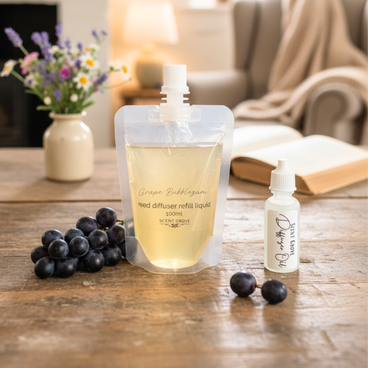 Grape Bubblegum Scented Diffuser Refill Liquid