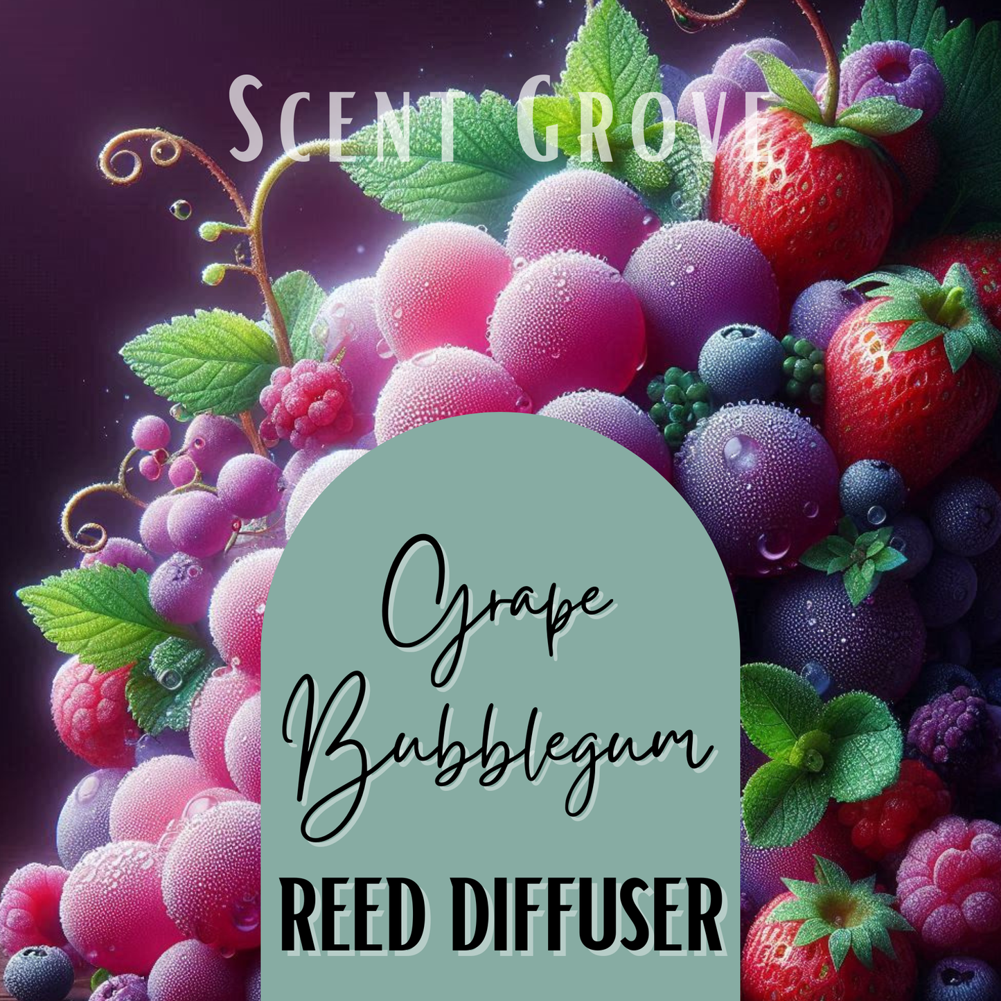 Grape Bubblegum Scented Reed Diffuser 200ml