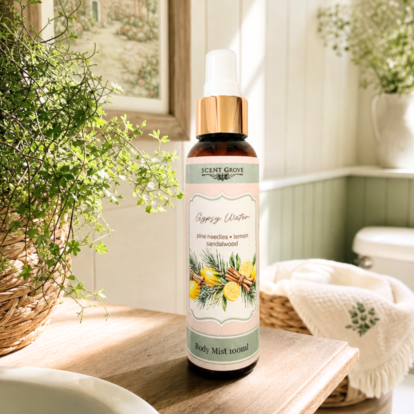 Gypsy Water scented body mist spray 100ml