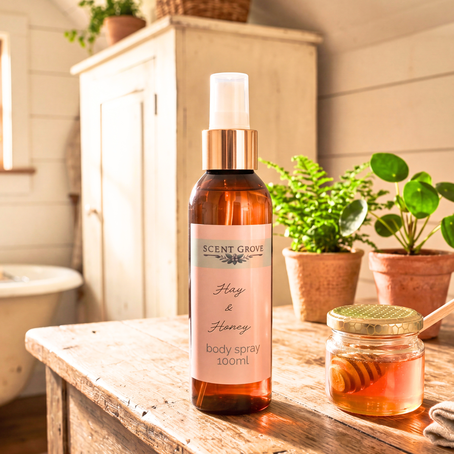 Hay & Honey scented body mist spray 100ml