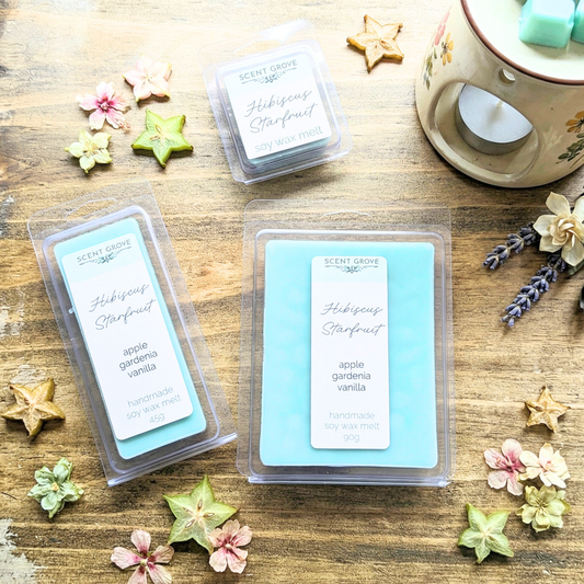Hibiscus Starfruit scented soy wax melt
