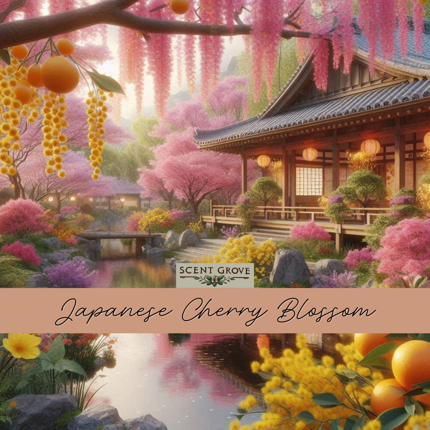Japanese Cherry Blossom scented soy wax melt