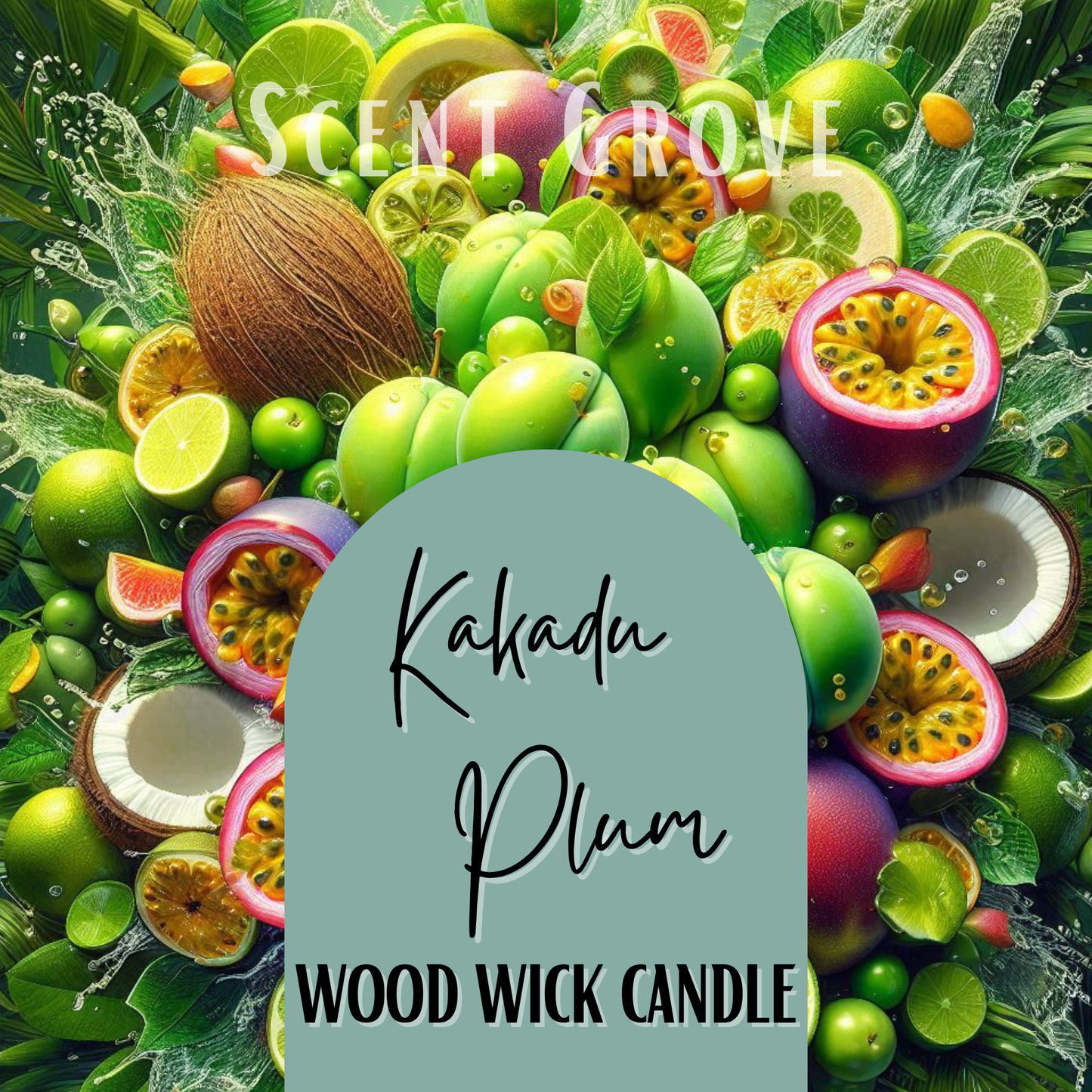 Kakadu Plum scented Wood Wick Soy Candle