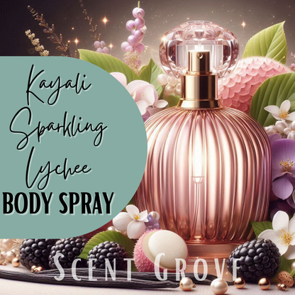 Kayali Sparkling Lychee scented body mist spray 100ml