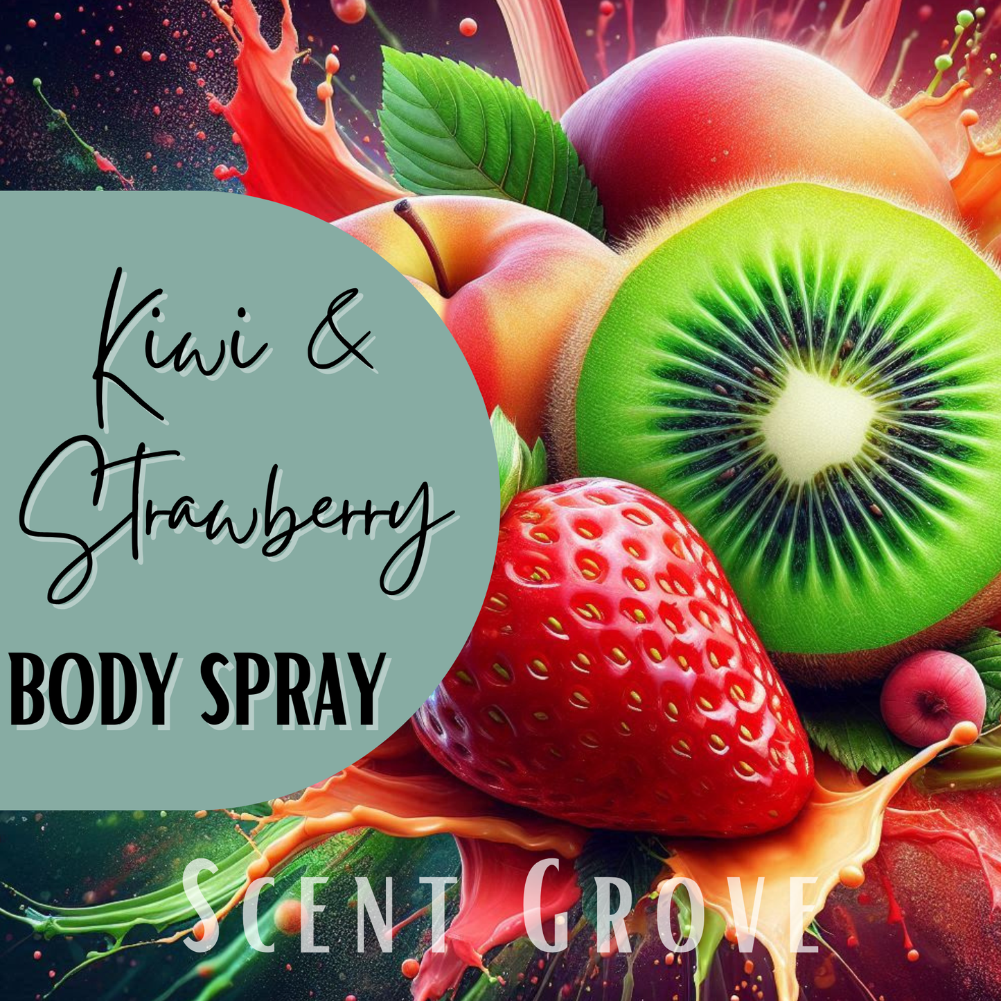 Kiwi & Strawberry scented body mist spray 100ml