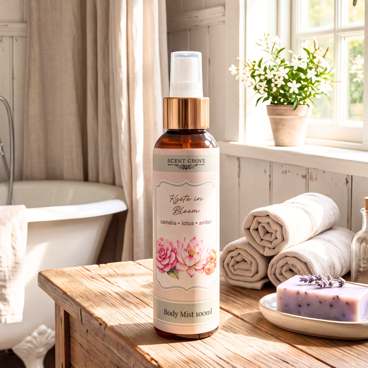Kyoto in Bloom scented body mist spray 100ml