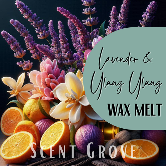 Lavender & Ylang Ylang scented soy wax melt