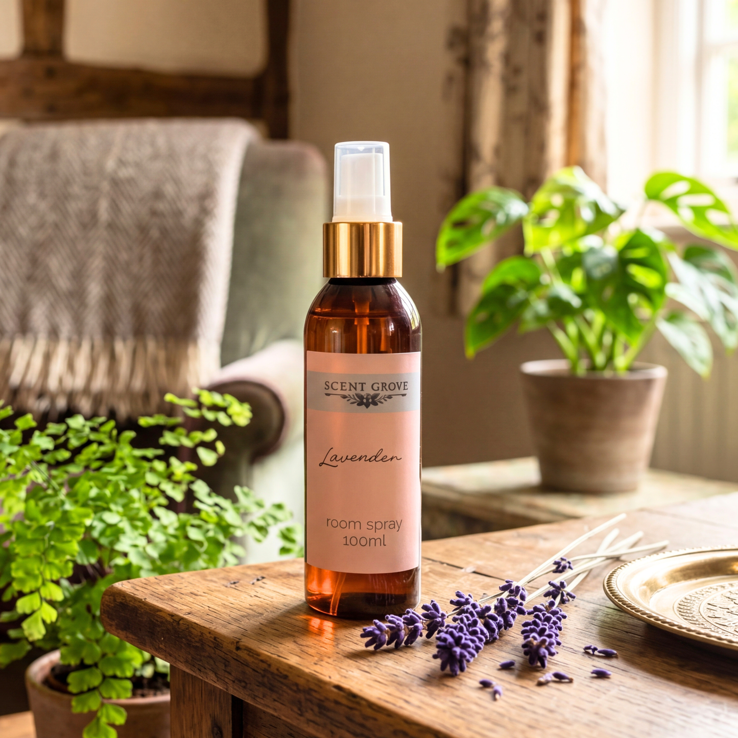 Lavender Scented Air Freshener Spray multi purpose for car, home, room