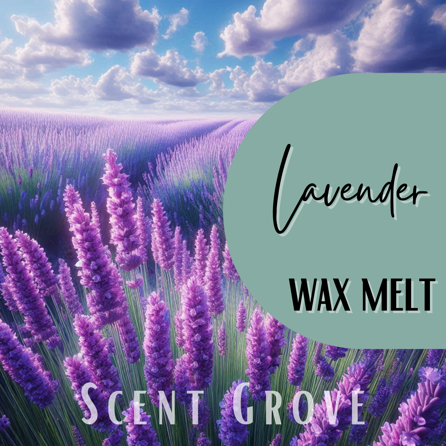 Lavender scented soy wax melt