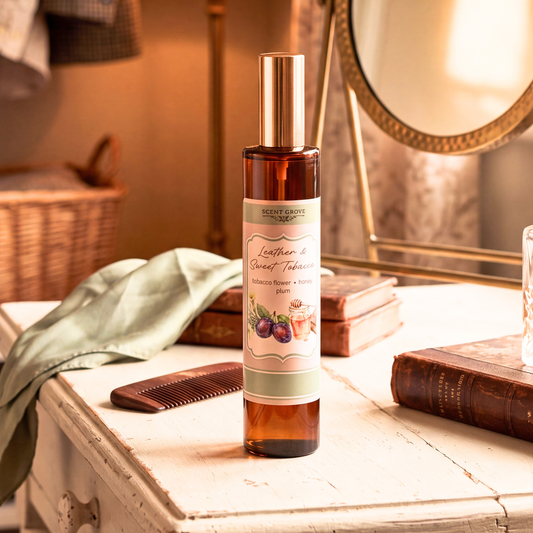 Leather & Sweet Tob*cco scented fine perfume mist