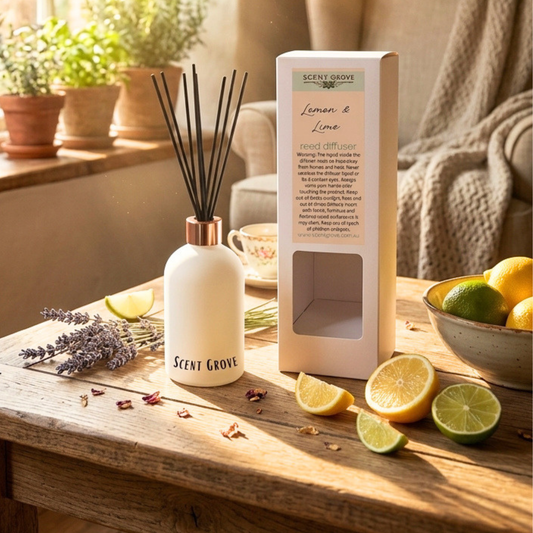Lemon & Lime Scented Reed Diffuser 200ml