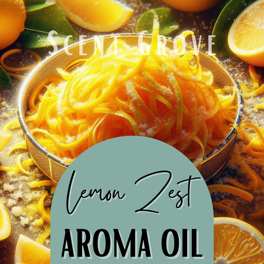 Lemon Zest Aroma Oil 10ml Dripolator bottle - 100% Concentrated