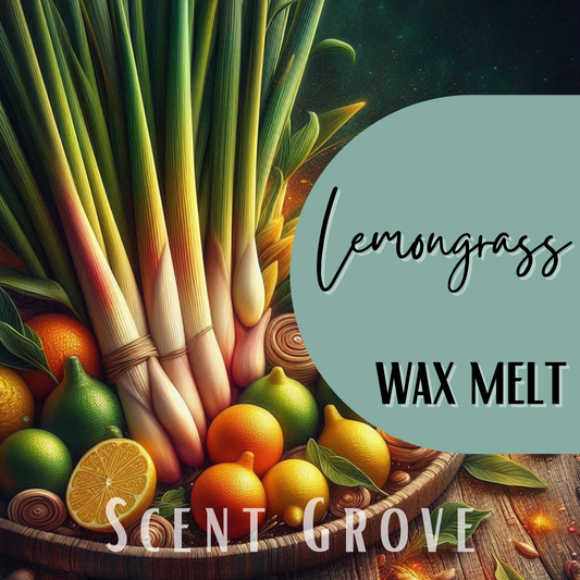 Lemongrass scented soy wax melt