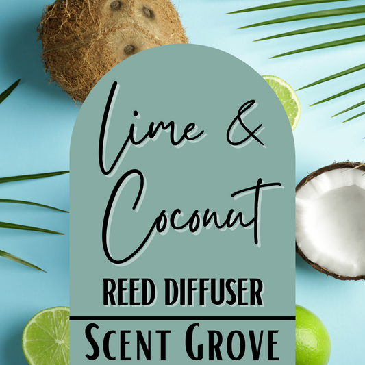 Lime & Coconut Scented Reed Diffuser 200ml