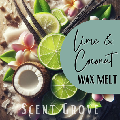 Lime & Coconut soy wax melt
