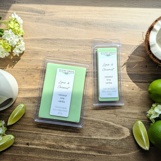 Lime & Coconut soy wax melt