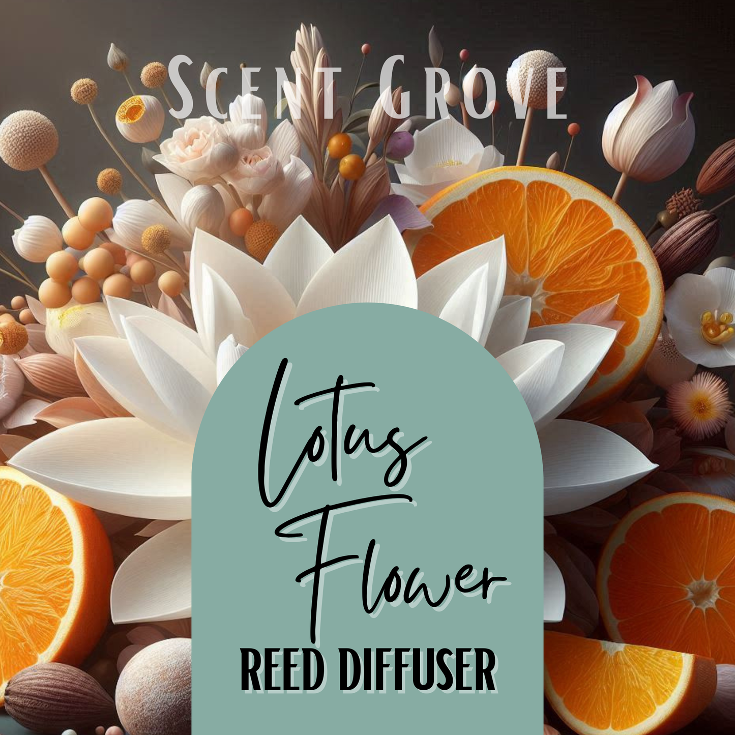 Lotus Flower Scented Reed Diffuser 200ml
