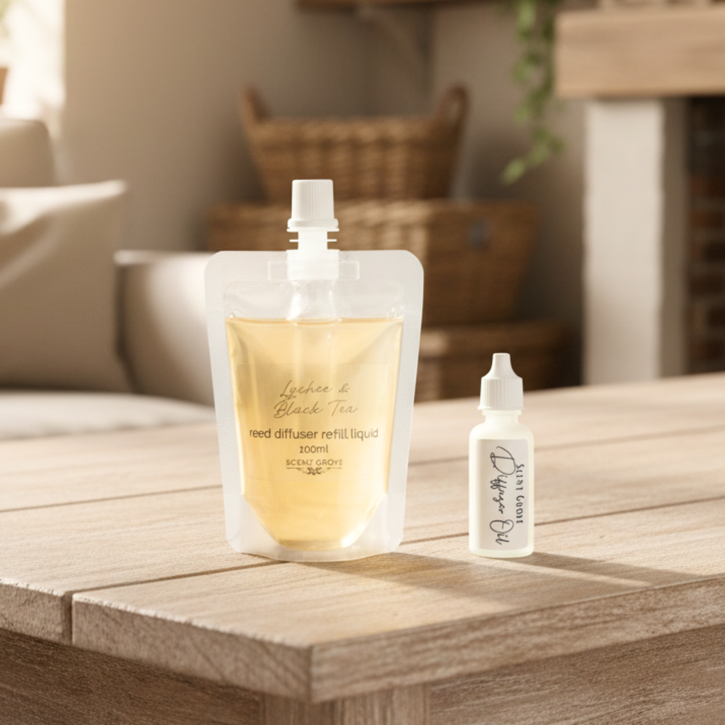 Lychee & Black Tea Scented Diffuser Refill Liquid