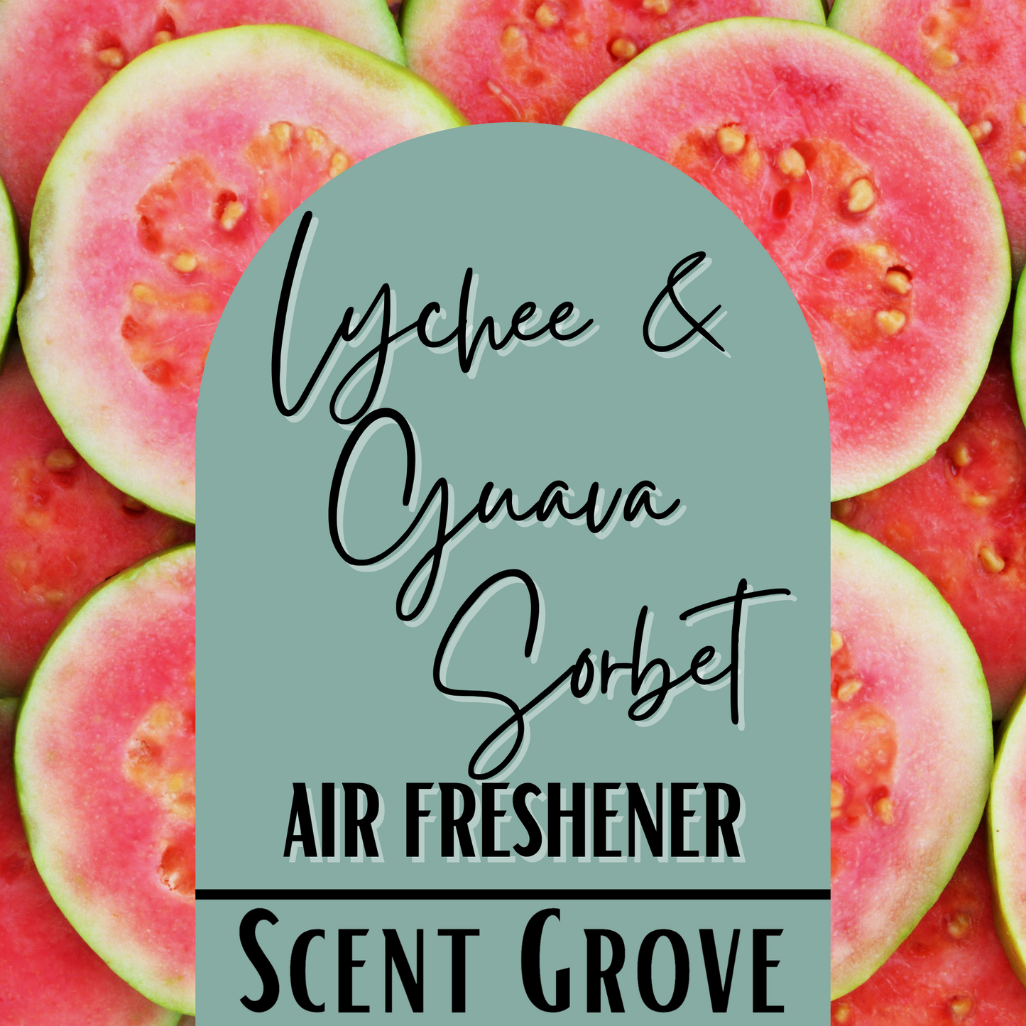 Lychee & Guava Sorbet Scented Air Freshener Spray multi purpose for car, home, room