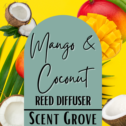 Mango & Coconut Scented Reed Diffuser 200ml