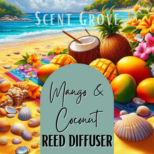Mango & Coconut Scented Reed Diffuser 200ml