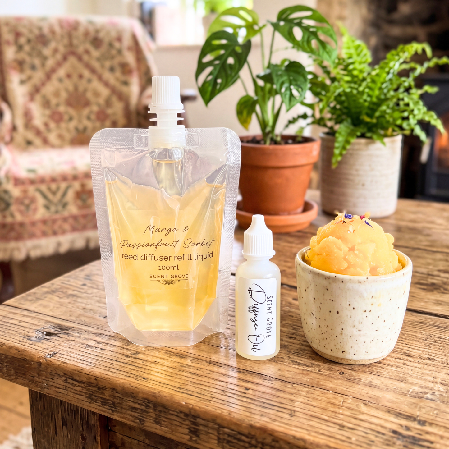 Mango & Passionfruit Sorbet Scented Diffuser Refill Liquid