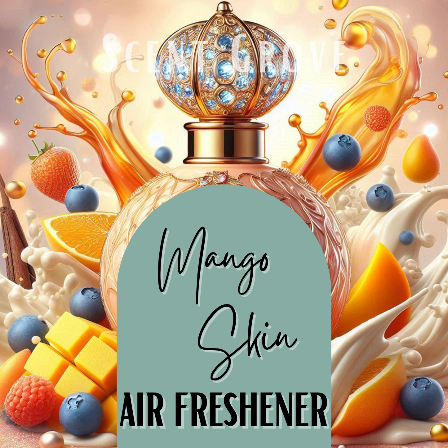 Mango Skin Type Scented Air Freshener Spray multi purpose for car, home, room