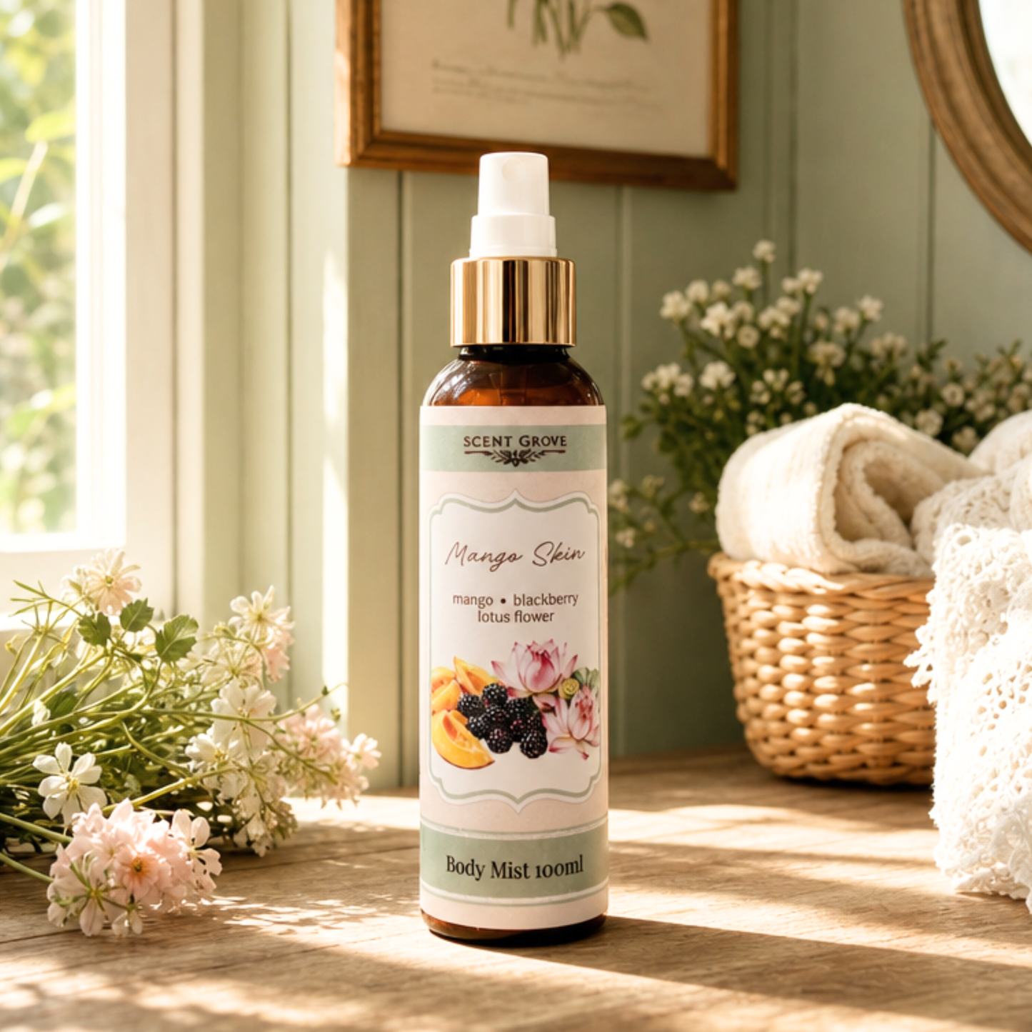 Mango Skin scented body mist spray 100ml