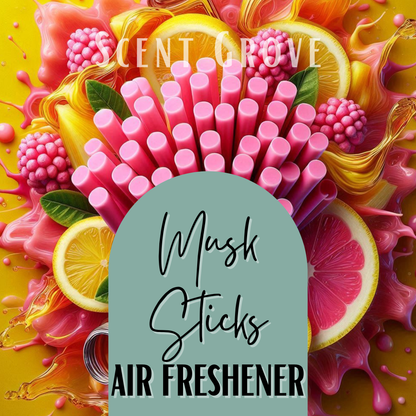 Musk Sticks Scented Air Freshener Spray multi purpose for car, home, room