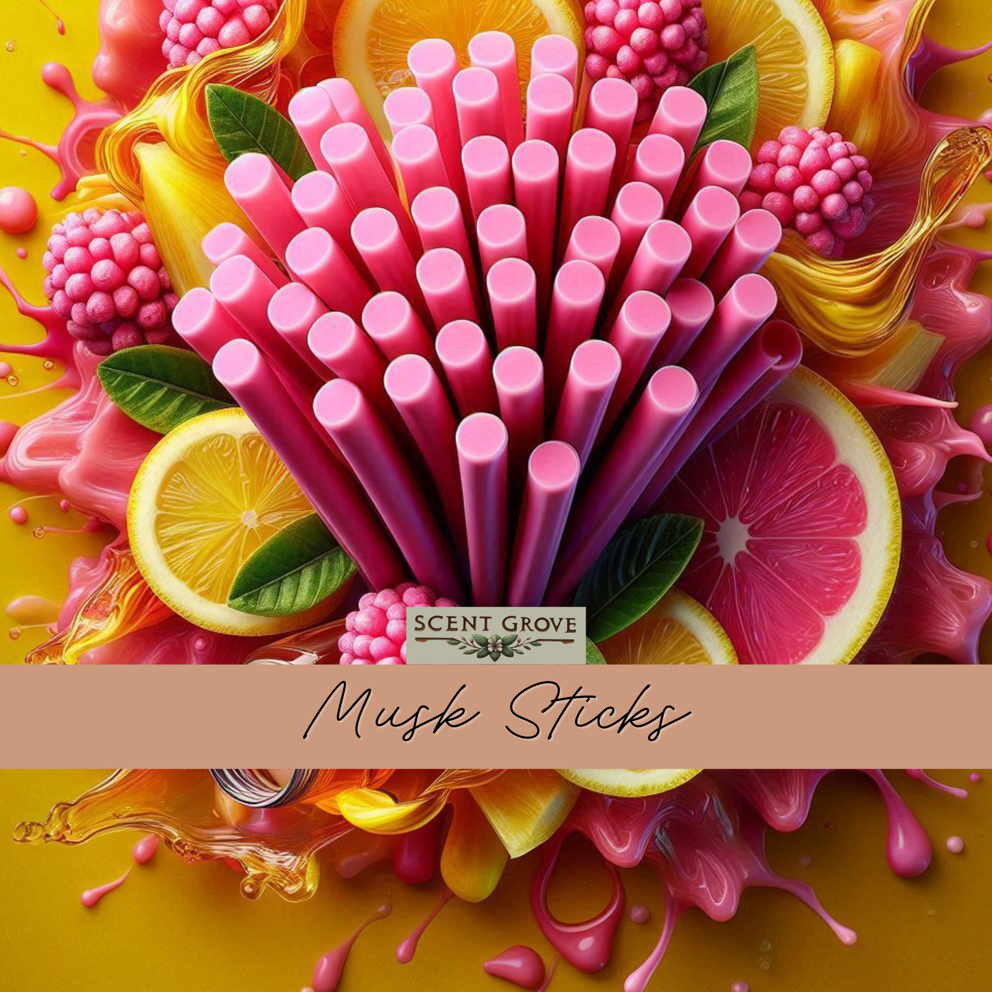 Musk sticks scented soy wax melt