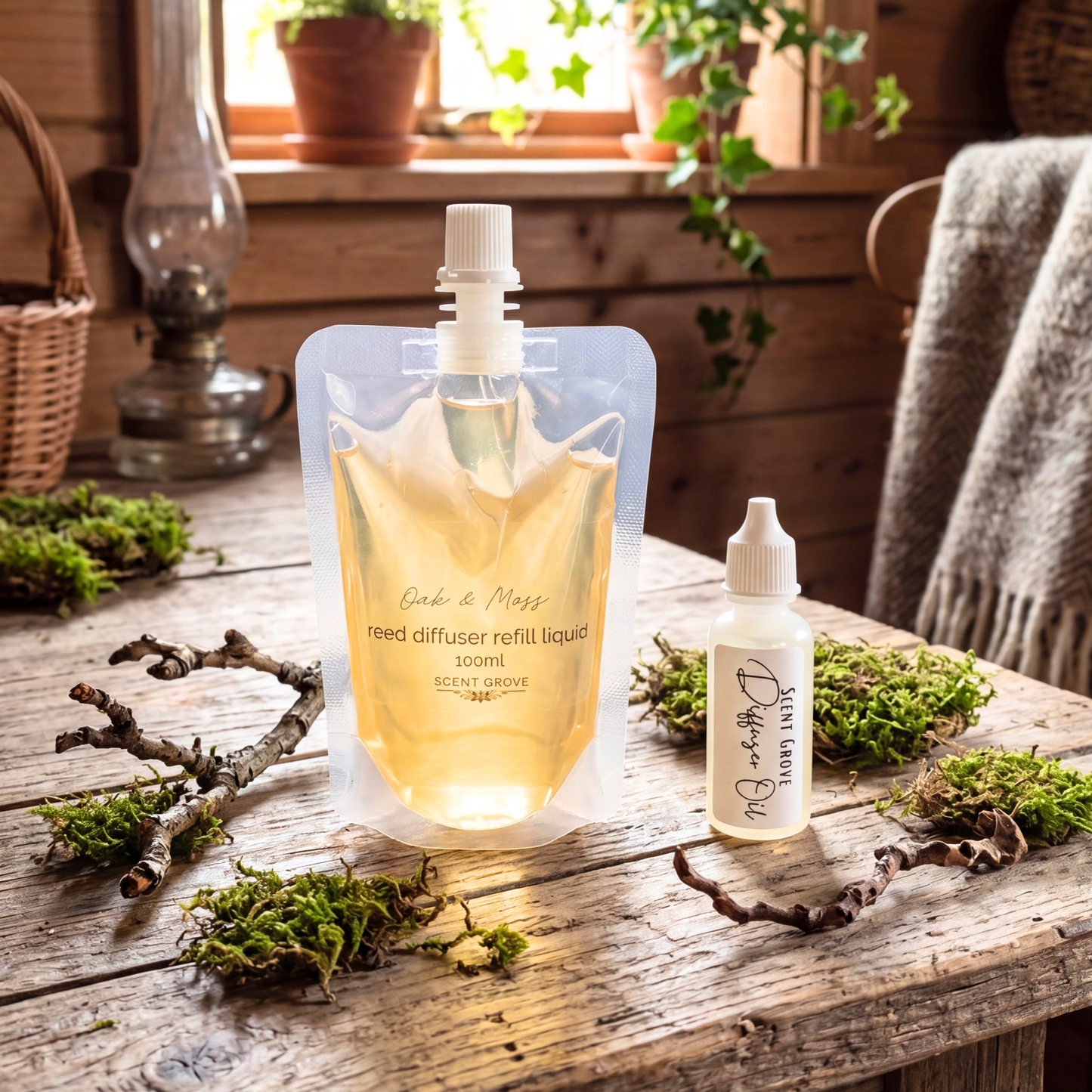 Oak & Moss Scented Diffuser Refill Liquid