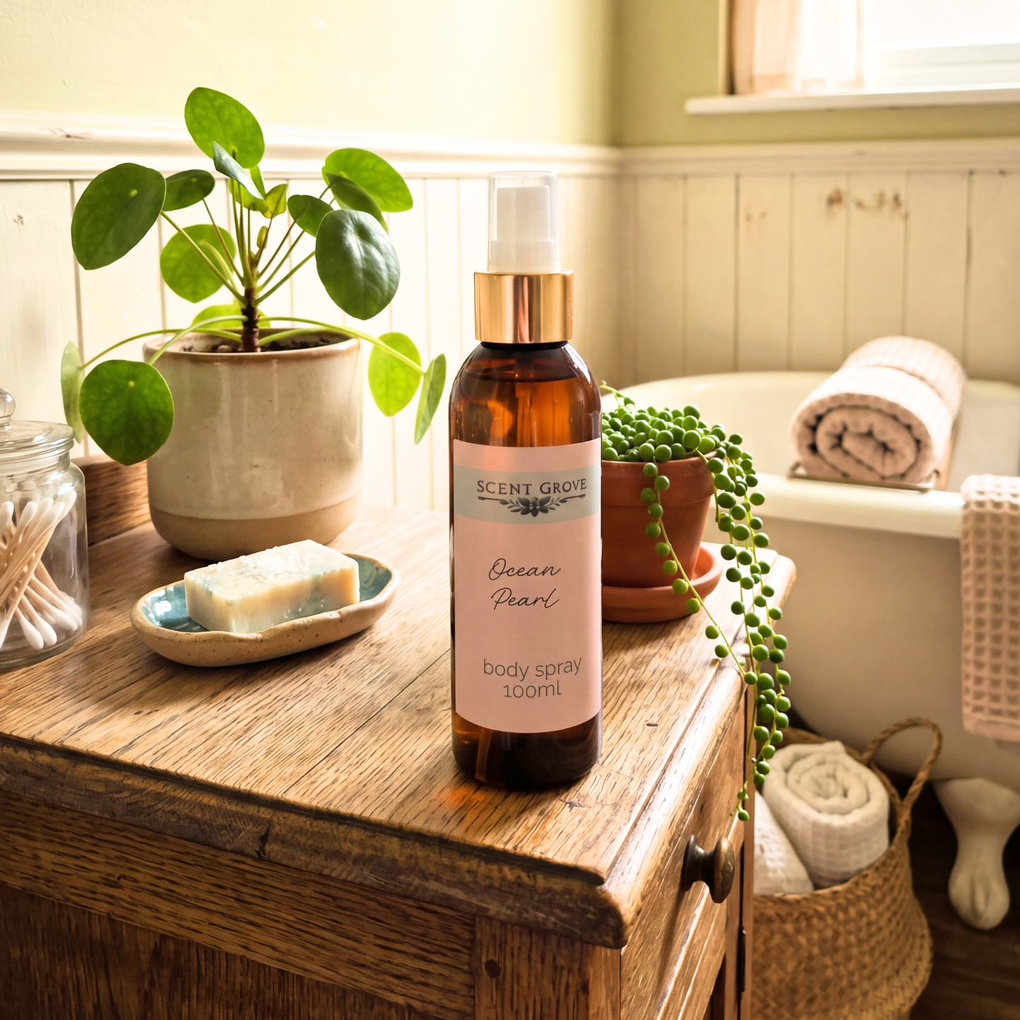 Ocean Pearl scented body mist spray 100ml