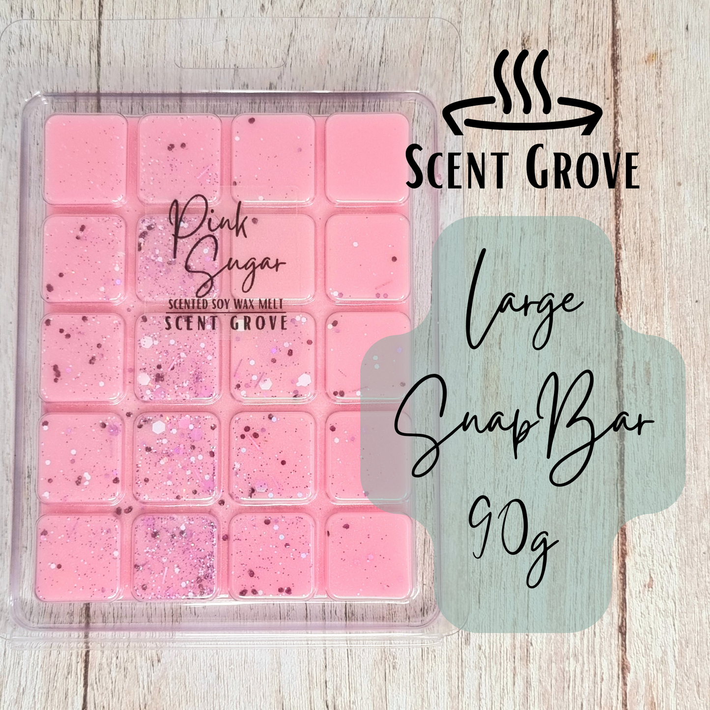 Pink Sugar scented soy wax melt