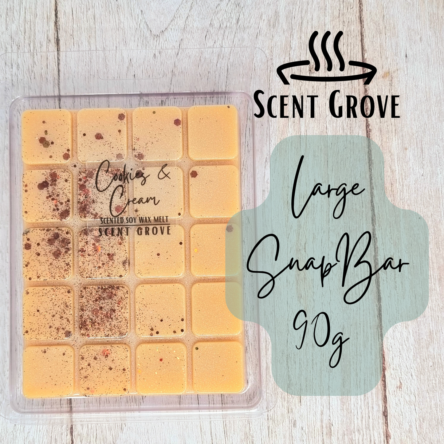 Cookies & Cream scented soy wax melt