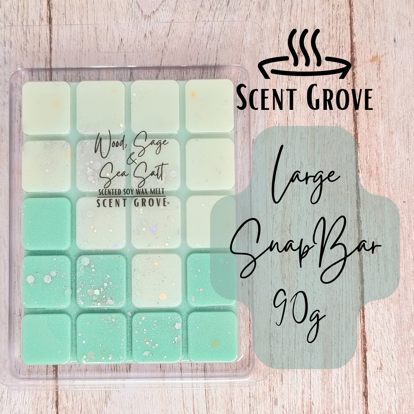 Wood, Sage & Sea Salt soy wax melt