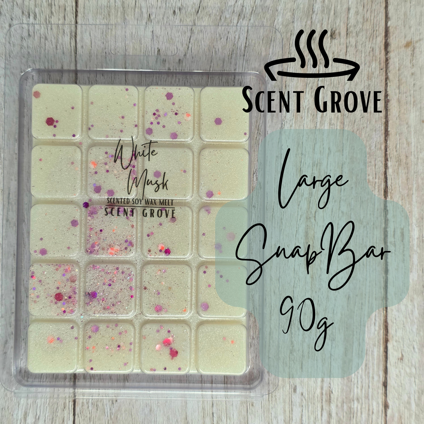 White Musk scented soy wax melt