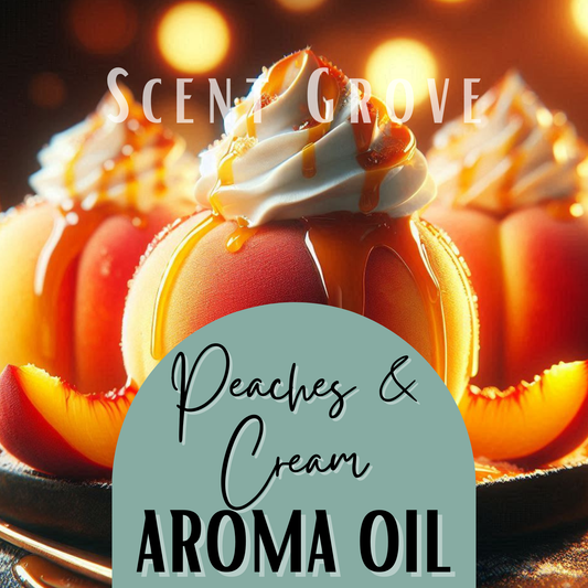 Peaches & Cream Aroma Oil 10ml Dripolator bottle