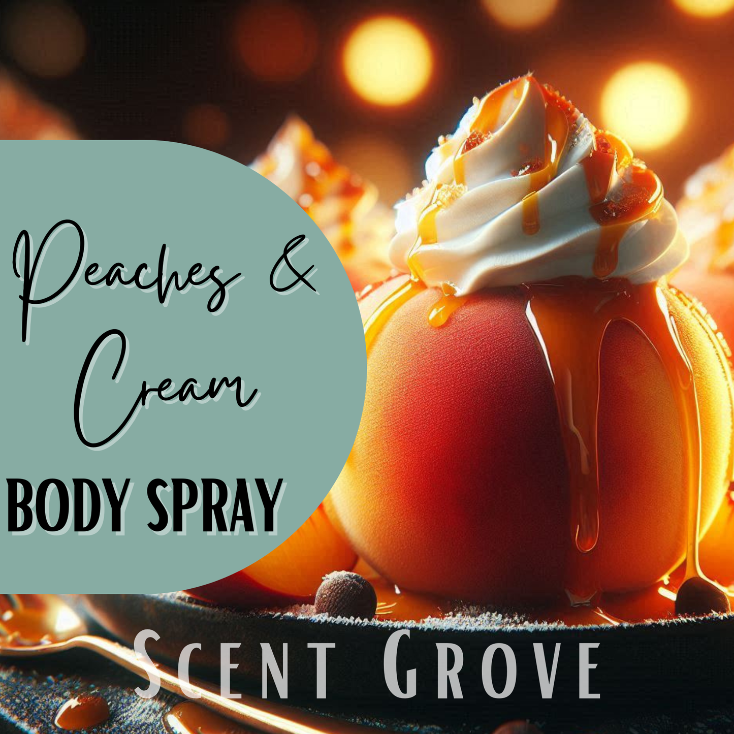 Peaches & Cream scented body mist spray 100ml