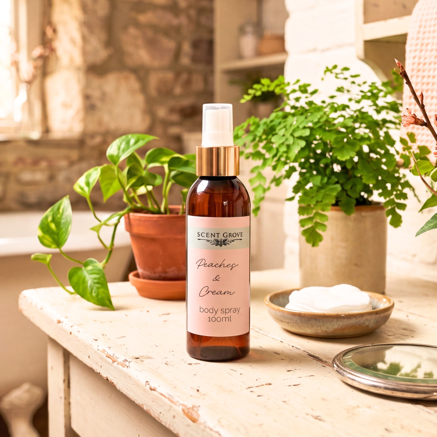 Peaches & Cream scented body mist spray 100ml