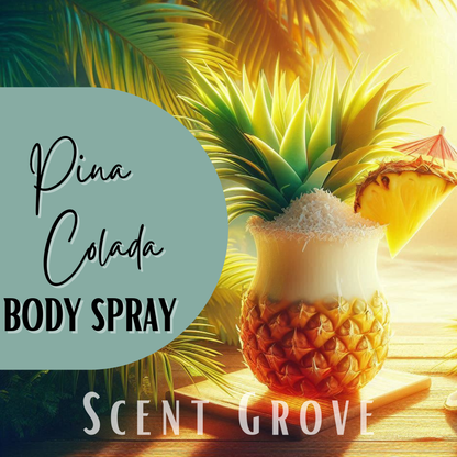 Pina Colada scented body mist spray 100ml
