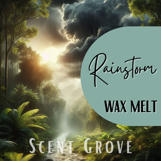 Rainstorm scented soy wax melt