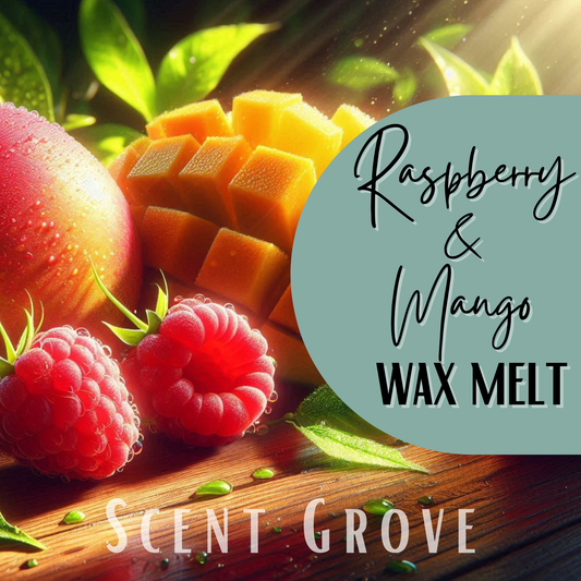 Raspberry & Mango scented soy wax melt