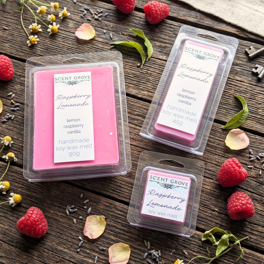 Raspberry Lemonade scented soy wax melt